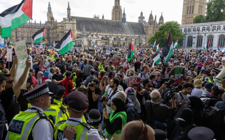 У Британії на акції з підтримки забороненої Palestine Action затримали 150 людей