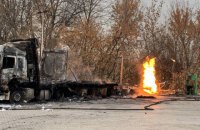 Взрыв на АЗС в Харьковской области: пожар локализован