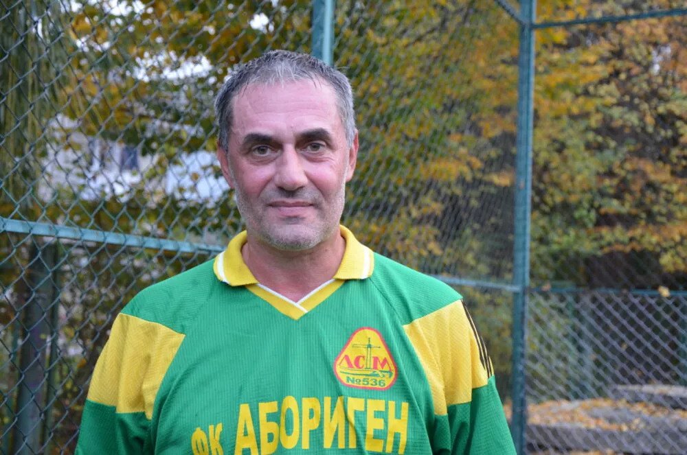 Максимюк під час виступів за любительську команду