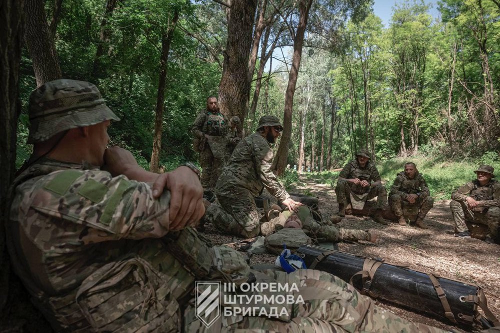 Заняття із такмеду, 3я окремя штурмова бригада. 