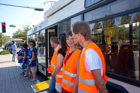 ЄС купив для Маріуполя чотири тролейбуси Дніпро Т103