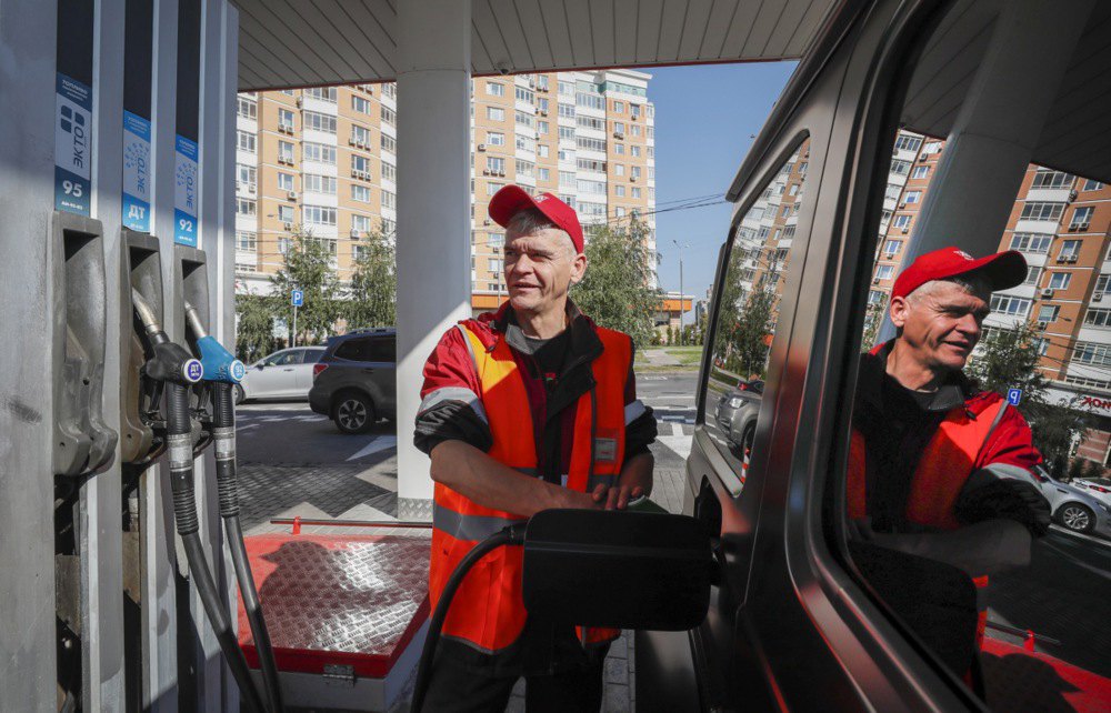 На заправці «Лукойл» у Москві