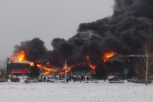 Пожар в Красноярске уничтожил целый аэропорт