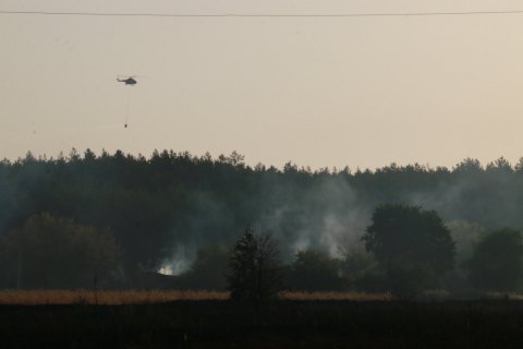 Рятувальники ліквідували лісову пожежу у Харківській області