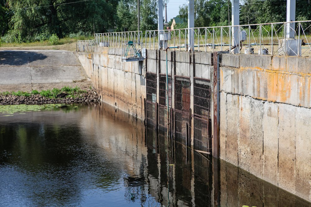 Водозабір на Дніпровській водопровідній станції 