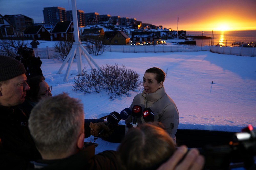 Прем’єр-міністерка Данії Метте Фредеріксен у Гренландії