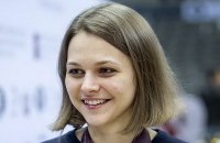 Украинка Анна Музычук стала чемпионкой Европы по быстрым шахматам