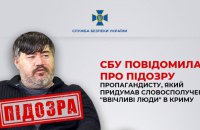 СБУ повідомила про підозру пропагандисту Рожину, який закликає знищити Харків