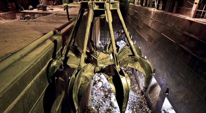 Переробка сміття на київському сміттєспалювальному заводі «Енергія»