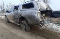 У Куп’янську росіяни поцілили дроном в автомобіль поліції, поранено трьох правоохоронців