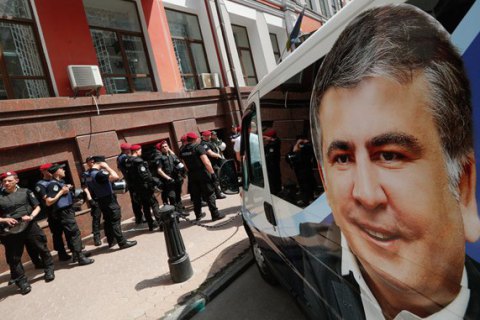 "Рух новых сил": Саакашвили находится за границей