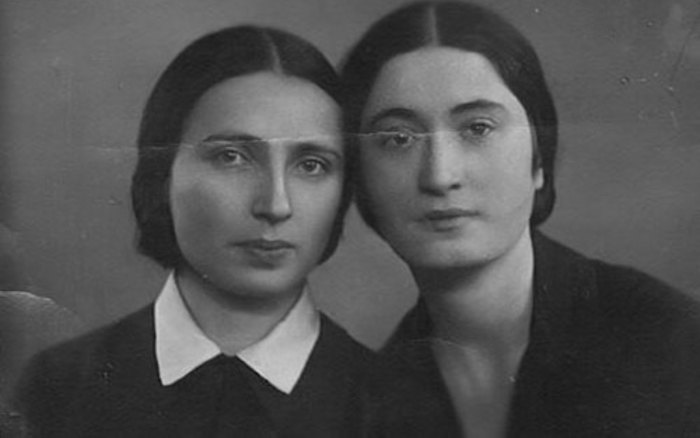 Доня і Поля Подольські, які загинули в Бабиному Яру.