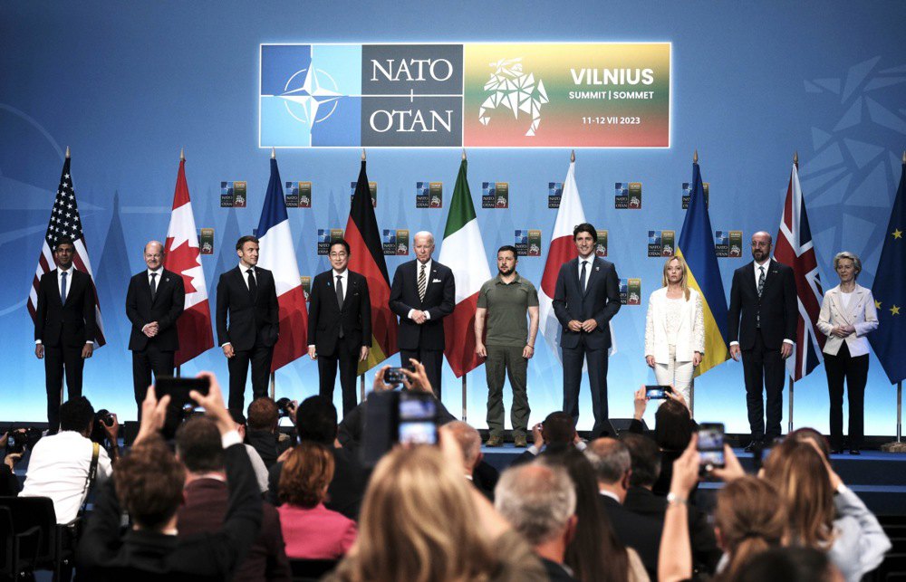 G7 і ЄС оголосили Спільну декларацію підтримки України під час саміту НАТО у Вільнюсі, 12 липня 2023