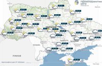 У вівторок в більшості областей України прогнозують дощі та подекуди заморозки