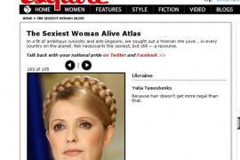Тимошенко попала в "сексуальный атлас мира"