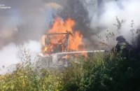 Через ворожі обстріли на Сумщині виникли п'ять пожеж