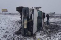 В Запорожской области в ДТП с маршрутным автобусом пострадали шестеро пассажиров 