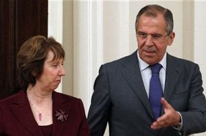 Лавров и Эштон обсудят ситуацию в Украине