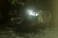 В Ужгороде сожгли джип прокурора
