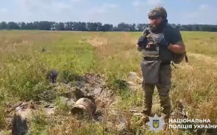 На Київщині знищили бойову частину ворожого безпілотника 