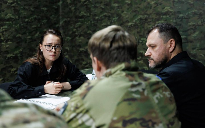 Свириденко відвідала підрозділи Сил оборони на Донецькому напрямку