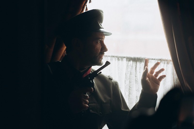 Зйомки фільму «Довженко» 