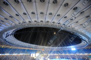 В Киеве отрепетировали открытие "Олимпийского" 