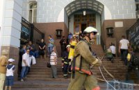 В Киеве горит музей