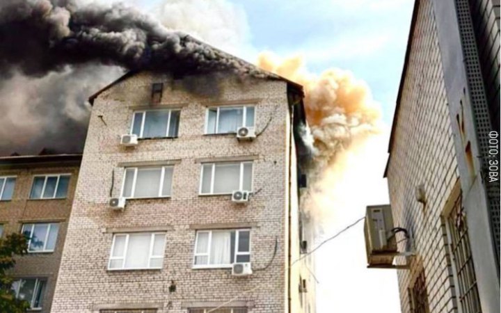 Ворог вдарив дронами по Запоріжжю. Є поранені