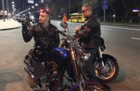 Мэр и глава "Киевавтодора" на мотоциклах проинспектировали ремонт столичных дорог