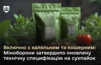 Міноборони дозволило закуповувати халяльні та кошерні сухпайки