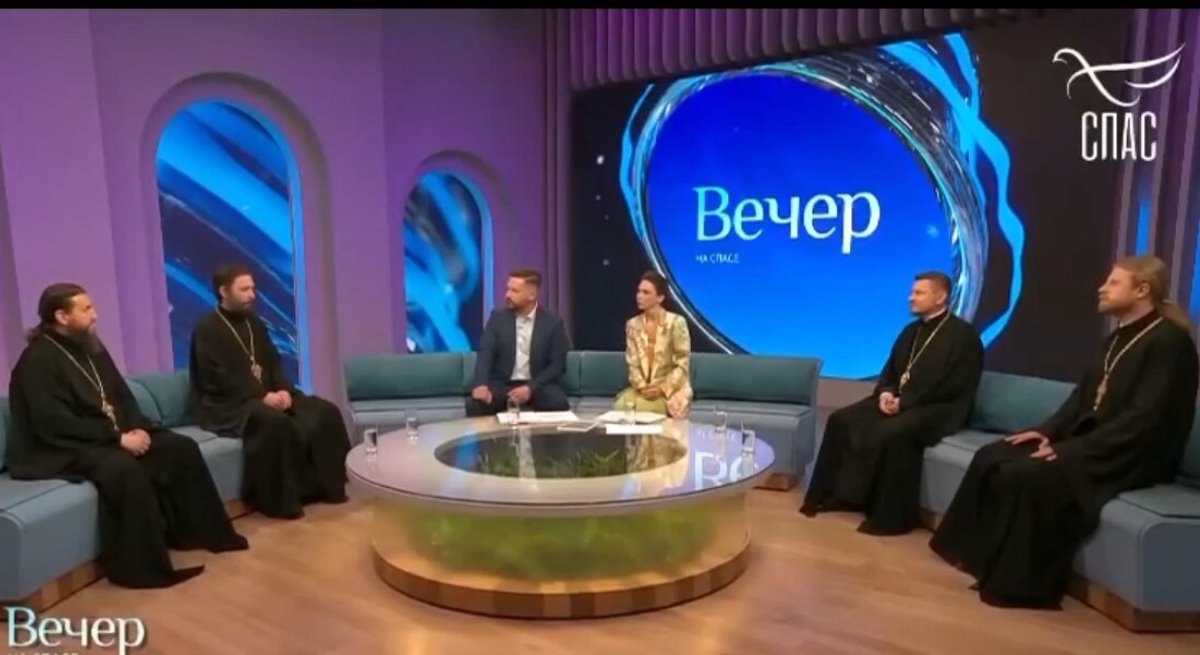 Священники Бердянської єпархії в ефірі російського каналу