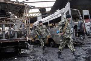 Центральний район Донецька постраждав від обстрілу