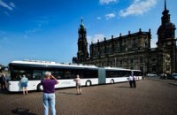 В Дрездене появился самый длинный в мире автобус