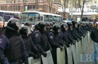Милиция не собирается подпускать протестующих к Раде 