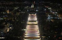  В Вашингтоне установили 200 тысяч флагов в честь тех, кто не сможет прийти на инаугурацию Байдена