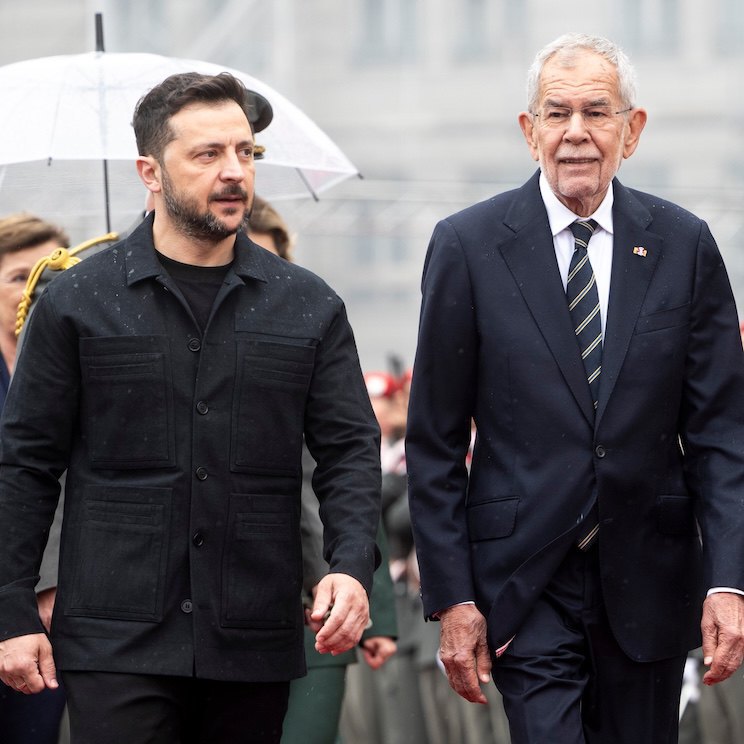 Володимир Зеленський та ван дер Беллен