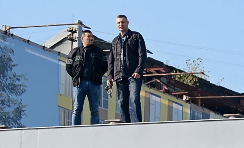 Віталій Кличко і Микола Поворозник