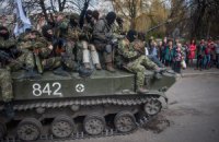 МВД заявило, что боевики хоронили погибших в центре Славянска