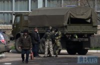 Колонна боевиков из Славянска движется в сторону Донецка
