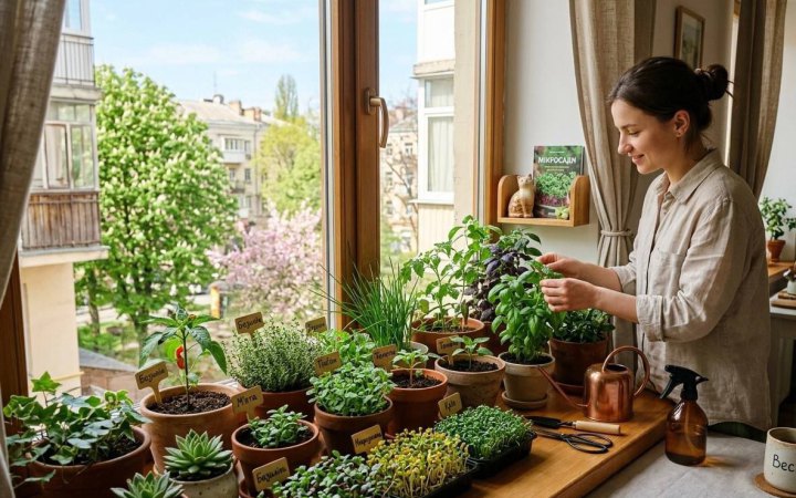 Весна на підвіконні: як кияни створюють “мікросади” у квартирах
