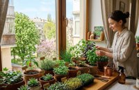 Весна на підвіконні: як кияни створюють “мікросади” у квартирах