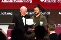У Нью-Йорку Зеленський отримав премію Atlantic Council Global Citizen Awards