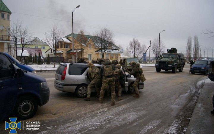 СБУ провела військові тренування поблизу Білорусі