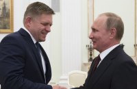 Фіцо в Китаї зустрівся з Путіним і розкритикував Україну за удари по російській енергетиці