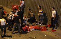 Кількість жертв заколоту в Туреччині сягнула 190 осіб