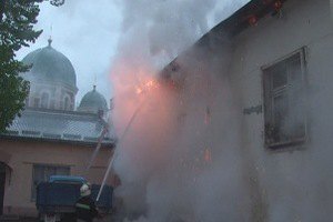 МВС: Російський культурний центр у Львові горів через коротке замикання