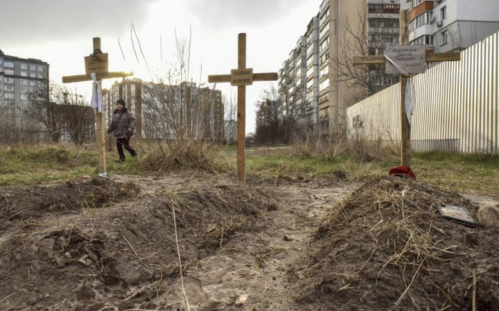 В Буче нашли тела 403 убитых россиянами мирных жителей