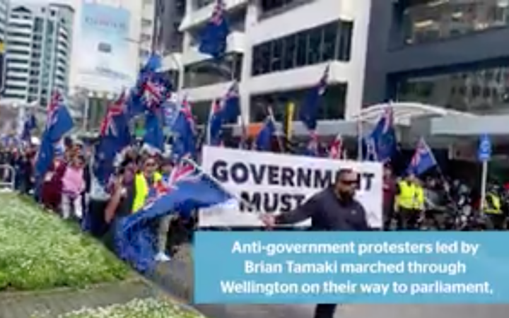 У Новій Зеландії біля парламенту зібрався кількатисячний антиурядовий мітинг