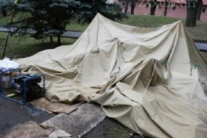 Чернобыльцы демонтировали палаточный городок во Львове